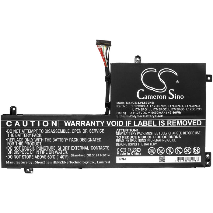 Laptop battery LENOVO L17C3PG1 Legion Y530 Y730 LVL530NB 11.25V 4400mAh CAMERON SINO
