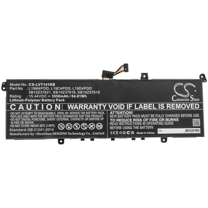Battery for laptop Lenovo ThinkBook 13s 14s 5B10Z37621 15.44V 3550mAh CAMERON SINO