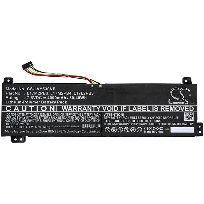 Laptop battery Lenovo Yoga V330-15 Yoga V530-15 L17M2PB4 LiPo 7.6V 4000mAh CAMERON SINO