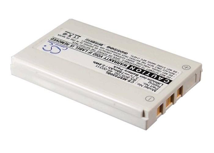 Battery for barcode scanner Metrologic MS5500, Optimus S BA-80S700 LiIon 3.7V 750mAh Cameron Sino