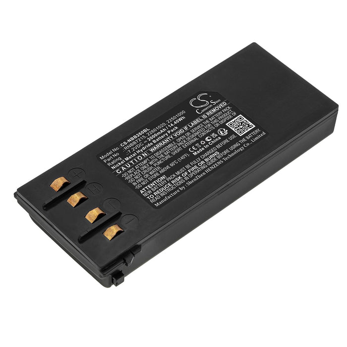 Remote control battery for crane HIAB 092 102, NBB Nano-L RNBB7215 NIMH 7.2V 2000mAh Cameron Sino
