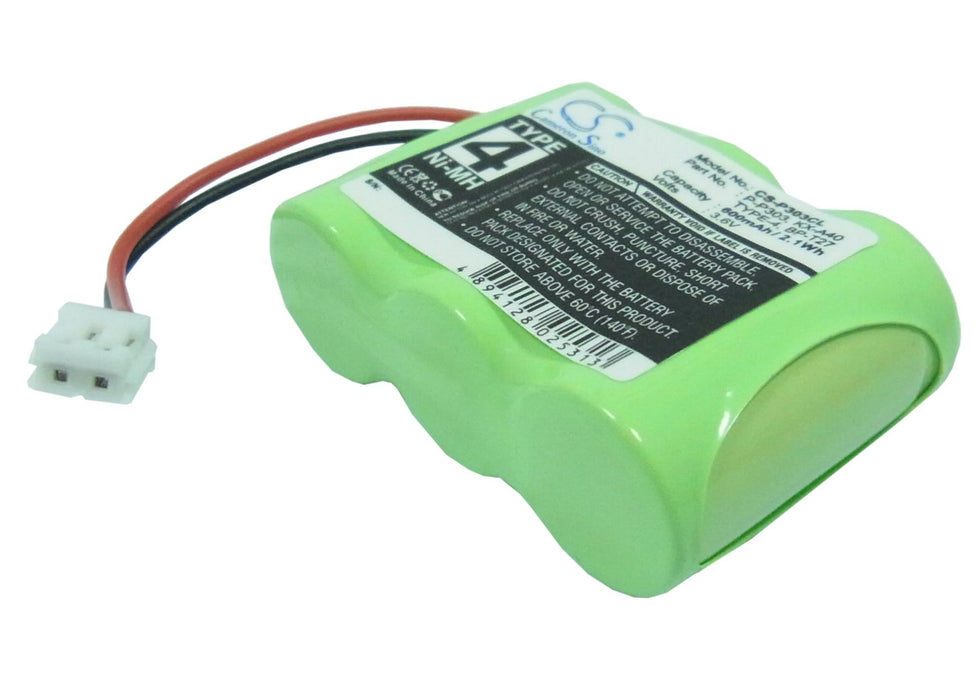 Phone battery 3* 1/2AA 3.6V NiMH 600mAh V Tech 2417 KX-A40 Cameron Sino