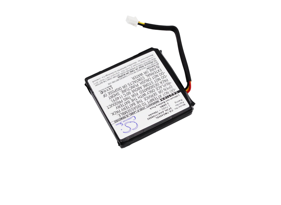 Battery for GPS TomTom Go 400 4.3"Via 110 Europe VF3H VF3K 3.7V 700mAh LiIon Cameron Sino