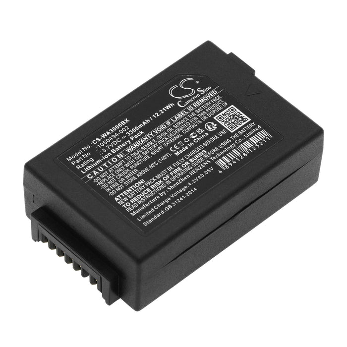 Battery for barcode scanner ZEBRA/ TEKLOGIX/ MOTOROLA WorkAbout Pro 4 LiIon 3.7V 3300mAh Cameron Sino