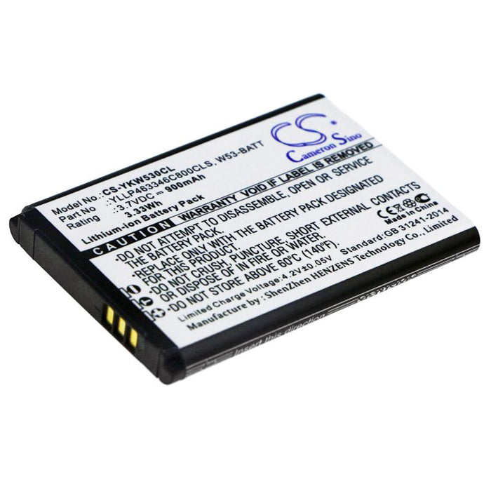 Battery for phone Yealink W53 W73 3.7V 900mAh LiIon CAMERON SINO