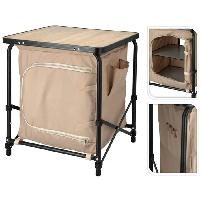 CAMPING TABLE WITH CABINET REDCLIFFS OUTDOOR X35000640 - Столове и маси<<<Къмпинг<<<Градина<<<Praktiker