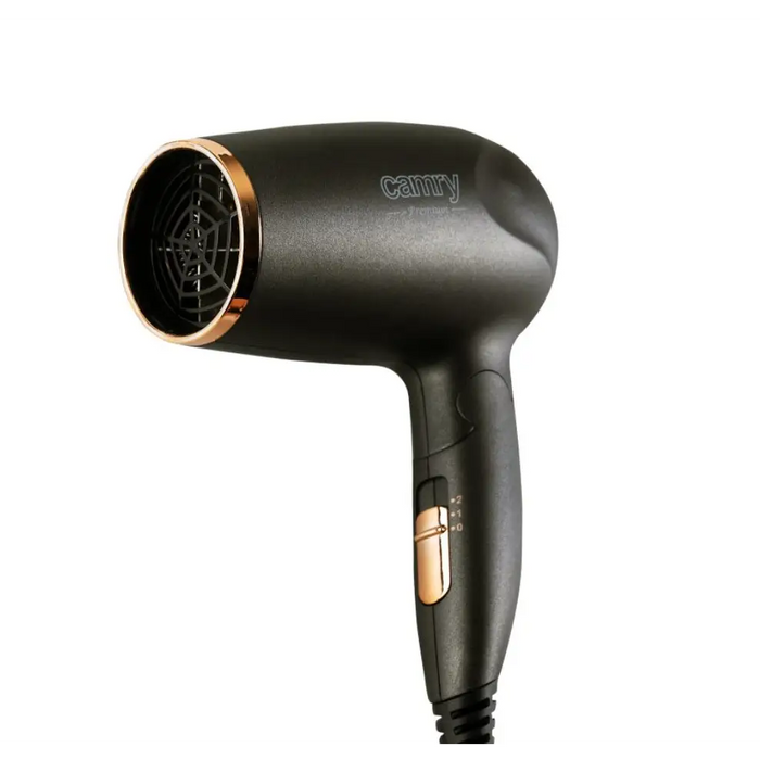 Camry CR 2261 hair dryer Metallic grey Gold 1400 W - HairdryersAGD-SUS<<<Home Appliance - ProductsAGD<<<ActionPL