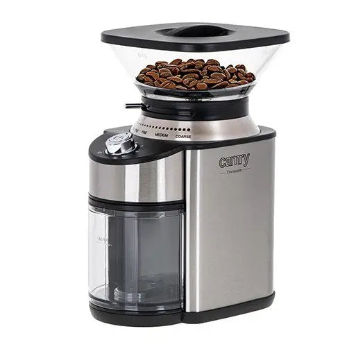 Camry CR 4443 coffee grinder Burr grinder Black,Silver - Coffee grindersAGD-MLY<<<Home Appliance