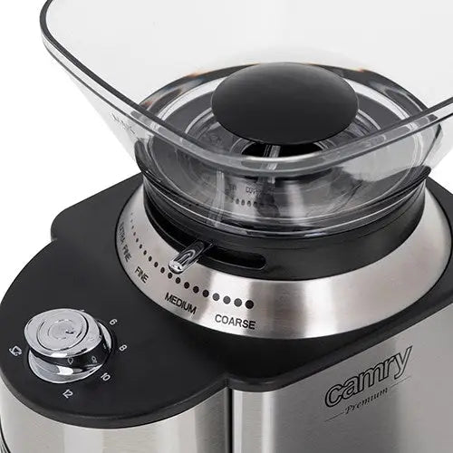 Camry CR 4443 coffee grinder Burr grinder Black,Silver - Coffee grindersAGD-MLY<<<Home Appliance
