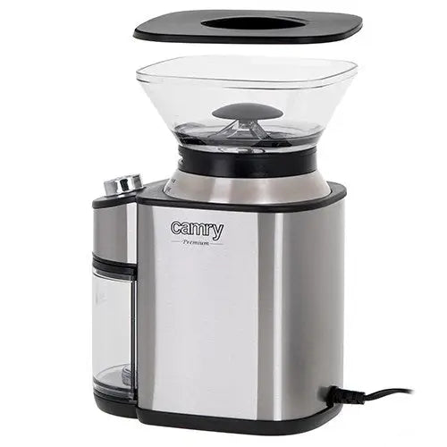 Camry CR 4443 coffee grinder Burr grinder Black,Silver - Coffee grindersAGD-MLY<<<Home Appliance