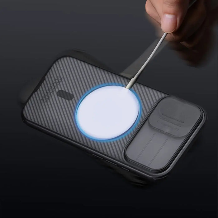 CamShield Pro Magnetic Case IP17 Transparent black - Cell phone cases and covers<<<HurtelXML