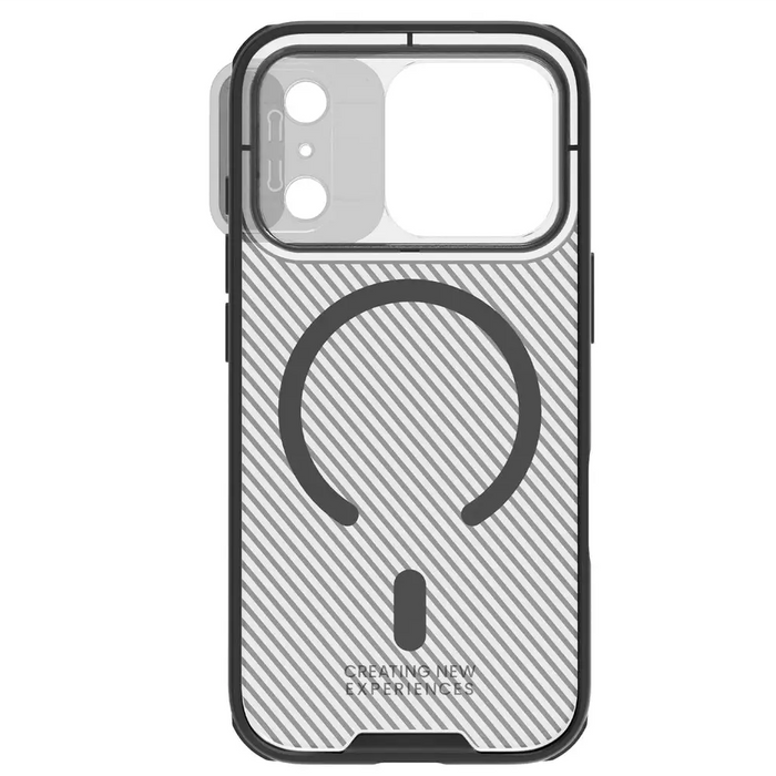 CamShield Pro Magnetic Case IP17 Pro Transparent black - Cell phone cases and covers<<<HurtelXML