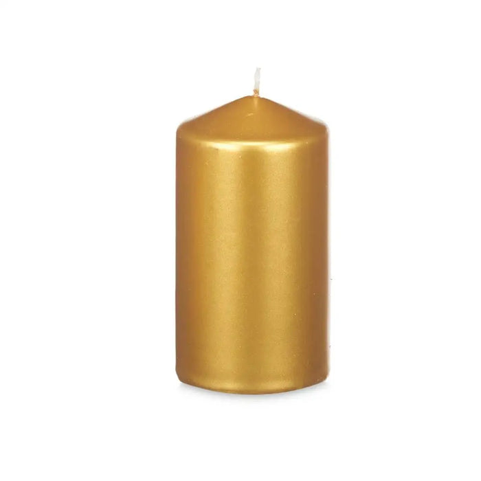 Candle Acorde Golden 7 x 13 x 7 cm (24 Units) - Декорация и Осветление<<<Дом Градина<<<BigBuy&&&Свещи и