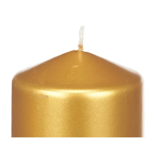 Candle Acorde Golden 7 x 13 x 7 cm (24 Units) - Декорация и Осветление<<<Дом Градина<<<BigBuy&&&Свещи и