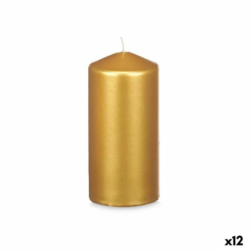 Candle Acorde Golden 7 x 15,5 x 7 cm (12 Units) - Декорация и Осветление<<<Дом Градина<<<BigBuy&&&Свещи и