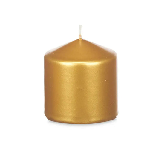 Candle Acorde Golden 7 x 7,5 x 7 cm (24 Units) - Декорация и Осветление<<<Дом Градина<<<BigBuy&&&Свещи и