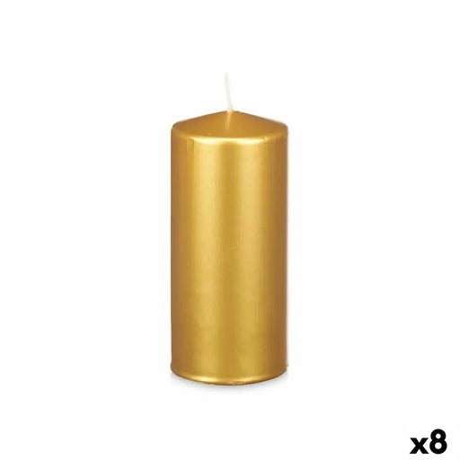 Candle Acorde Golden 9 x 20 x 9 cm (8 Units) - Декорация и Осветление<<<Дом Градина<<<BigBuy&&&Свещи и