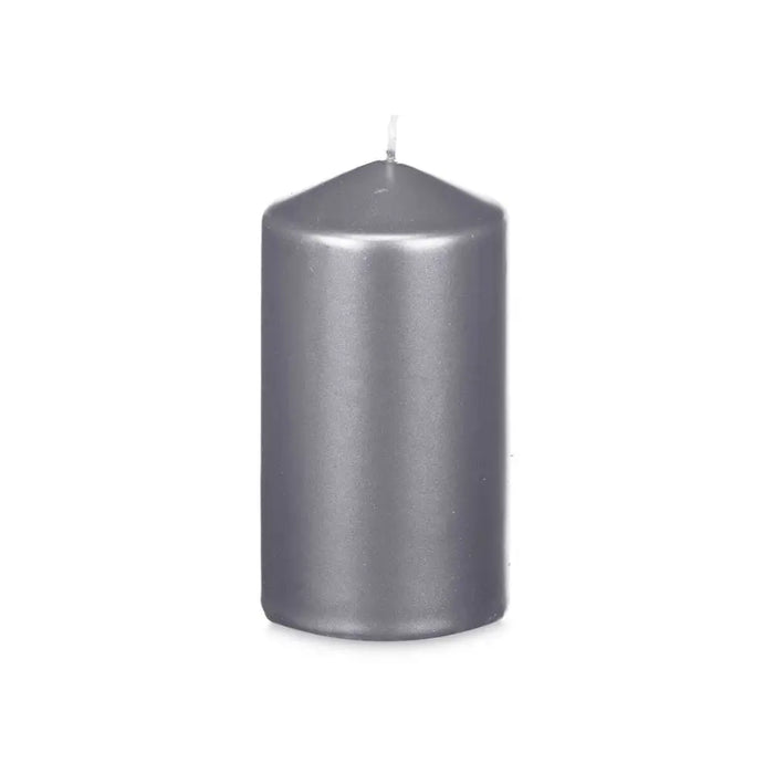 Candle Acorde Silver 7 x 13 x 7 cm (24 Units) - Декорация и Осветление<<<Дом Градина<<<BigBuy&&&Свещи и