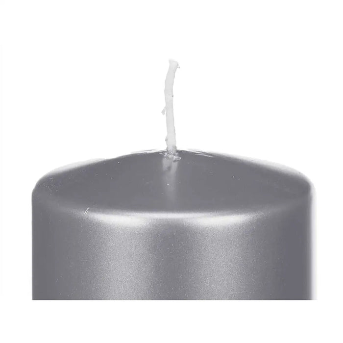 Candle Acorde Silver 9 x 15 x 9 cm (12 Units) - Декорация и Осветление<<<Дом Градина<<<BigBuy&&&Свещи и