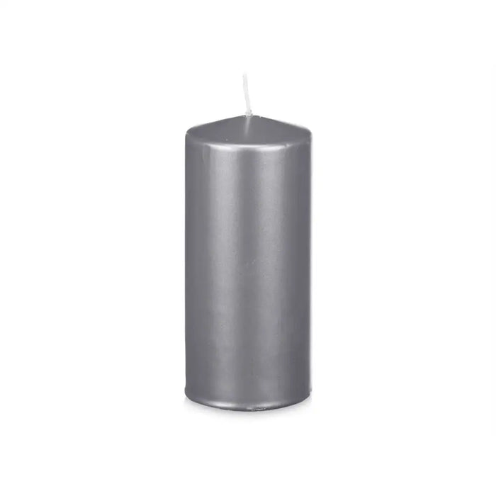 Candle Acorde Silver 9 x 20 x 9 cm (8 Units) - Декорация и Осветление<<<Дом Градина<<<BigBuy&&&Свещи и