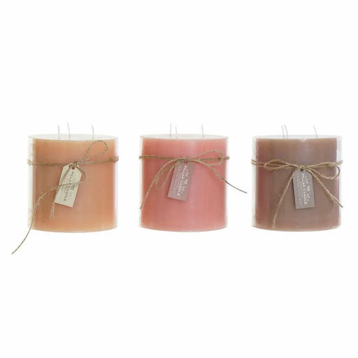 Candle DKD Home Decor (3 pcs) (12 x 12 x 12 cm) - Почистване Прахосмукачки И Гладене<<<Дом Градина<<<BigBuy&&&Ароматни