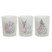Candle DKD Home Decor White Christmas 5 x 5 x 6 cm (3 Units) - Декорация и Осветление<<<Дом Градина<<<BigBuy&&&Коледни