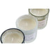 Candle DKD Home Decor White Golden Silver 8,8 x 8,8 x 9 cm (3 Units) - Декорация и Осветление<<<Дом