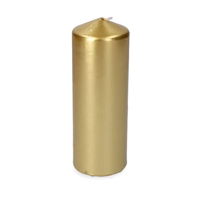 Candle Golden Silver Ø 7 x 20 cm 1 Unit - Почистване Прахосмукачки И Гладене<<<Дом Градина<<<BigBuy&&&Ароматни