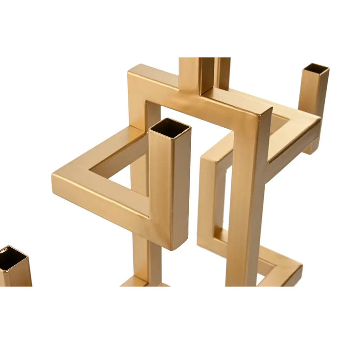 Candle Holder Home ESPRIT Golden Metal Modern 38 x 12 x 29 cm - Декорация и Осветление<<<Дом Градина<<<BigBuy&&&Свещи и