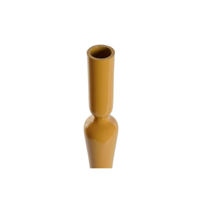 Candle Holder Home ESPRIT Mustard Terracotta Aluminium 10 x 10 x 41 cm (2 Units) - Декорация и Осветление<<<Дом