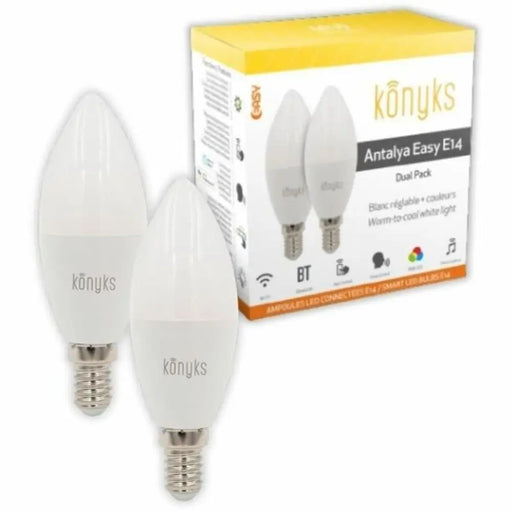 Candle LED Light Bulb Konyks e14 White - Декорация и Осветление<<<Дом Градина<<<BigBuy&&&LED Осветление<<<Декорация и