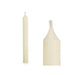Candle Set Acorde Cream 2 x 2 x 15 cm 6 x 15 x 4 cm (12 Units) - Декорация и Осветление<<<Дом Градина<<<BigBuy&&&Свещи