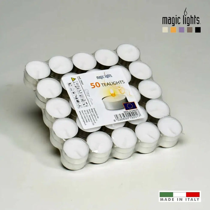 Candle Set Magic Lights 50 Pieces White - Декорация и Осветление<<<Дом Градина<<<BigBuy&&&Свещи и Свещници<<<Декорация