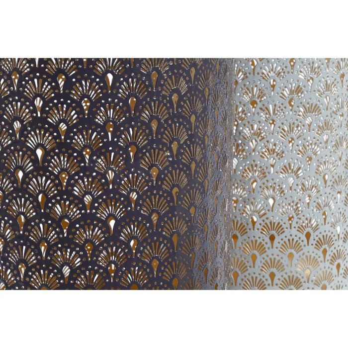 Candleholder DKD Home Decor Beige Aluminium 24 x 24 x 57 cm Light mauve (2 Units) - Декорация и Осветление<<<Дом