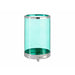 Candleholder Gift Decor Blue Silver Metal Glass 12,2 x 19,5 x 12,2 cm Cylinder - Декорация и Осветление<<<Дом