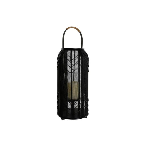 Candleholder Home ESPRIT Black Metal 21,5 x 21,5 x 43,5 cm - Декорация и Осветление<<<Дом Градина<<<BigBuy&&&Свещи и