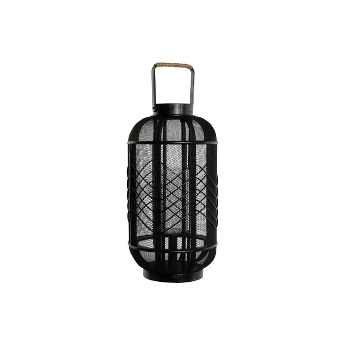 Candleholder Home ESPRIT Black Metal 25,5 x 25,5 x 46,5 cm - Декорация и Осветление<<<Дом Градина<<<BigBuy&&&Свещи и