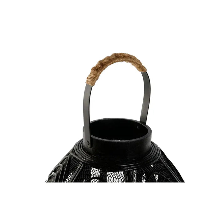 Candleholder Home ESPRIT Black Metal 26,5 x 26,5 x 28 cm - Декорация и Осветление<<<Дом Градина<<<BigBuy&&&Свещи и