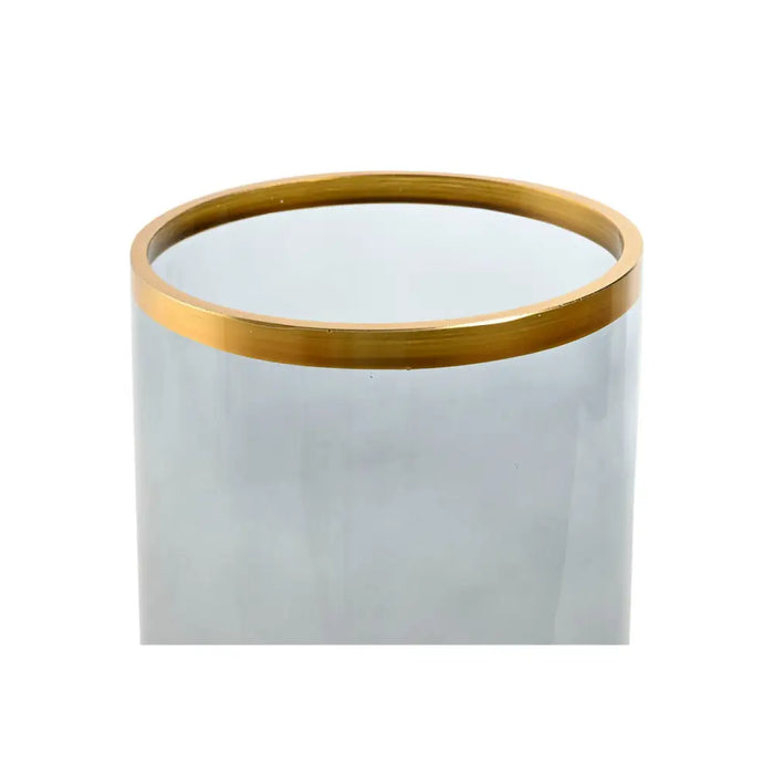 Candleholder Home ESPRIT Blue Golden Crystal 17 x 17 x 28 cm - Декорация и Осветление<<<Дом Градина<<<BigBuy&&&Свещи и