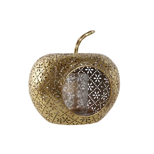 Candleholder Home ESPRIT Golden Metal Crystal 14 x 14 x 13 cm - Декорация и Осветление<<<Дом Градина<<<BigBuy&&&Свещи и