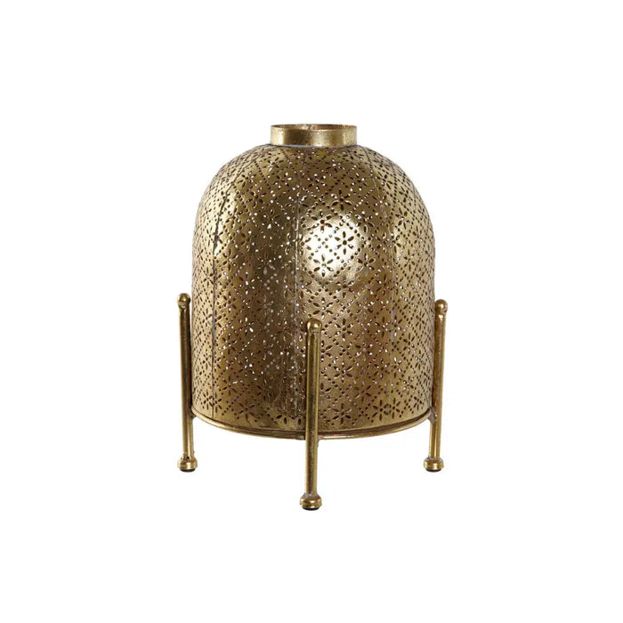 Candleholder Home ESPRIT Golden Metal Crystal 19 x 19 x 24,5 cm - Декорация и Осветление<<<Дом Градина<<<BigBuy&&&Свещи