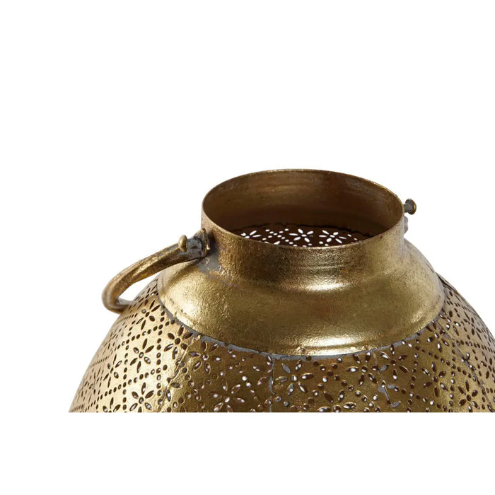 Candleholder Home ESPRIT Golden Metal Crystal 24 x 24 x 38,5 cm - Декорация и Осветление<<<Дом Градина<<<BigBuy&&&Свещи