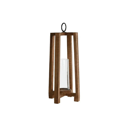 Candleholder Home ESPRIT Natural Crystal Mango wood 27 x 27 x 54 cm - Декорация и Осветление<<<Дом