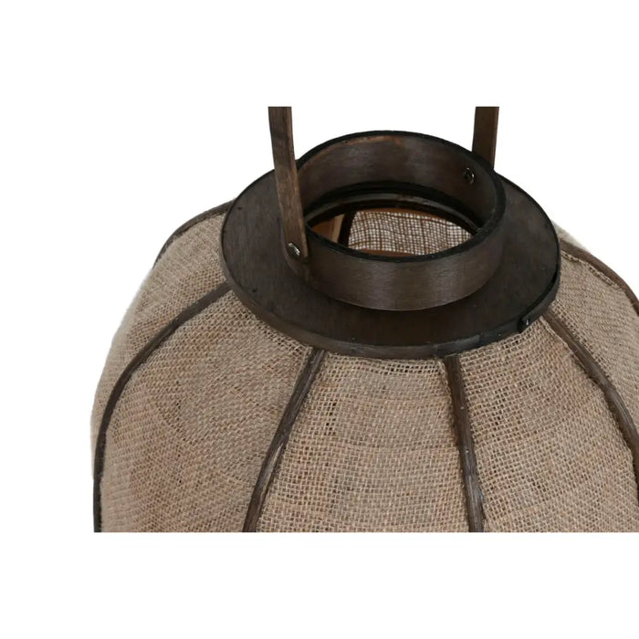 Candleholder Home ESPRIT Natural Jute Bamboo 33 x 33 x 61,5 cm - Декорация и Осветление<<<Дом Градина<<<BigBuy&&&Свещи
