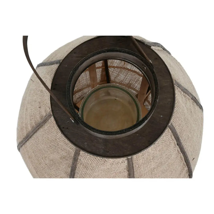 Candleholder Home ESPRIT Natural Jute Bamboo 36 x 36 x 48,5 cm - Декорация и Осветление<<<Дом Градина<<<BigBuy&&&Свещи