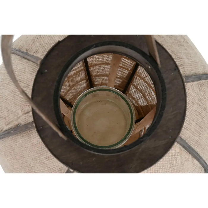 Candleholder Home ESPRIT Natural Jute Bamboo 37 x 37 x 70 cm - Декорация и Осветление<<<Дом Градина<<<BigBuy&&&Свещи и
