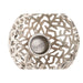 Candleholder Home ESPRIT Silver Aluminium 20 x 20 x 18 cm - Декорация и Осветление<<<Дом Градина<<<BigBuy&&&Свещи и