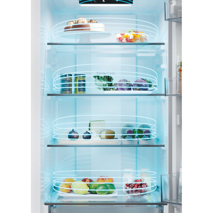 Refrigerator with bottom freezer CANDY CNCQ2T 518 EW 182.50 cm