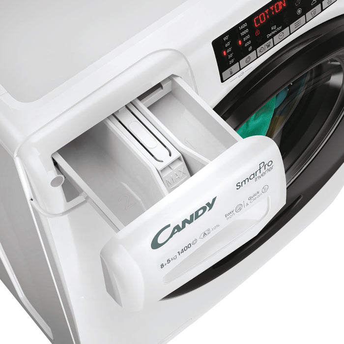 Washing Machine with Dryer CANDY CSOW 4856 TWMB6 1400 rpm, INVERTER MOTOR
