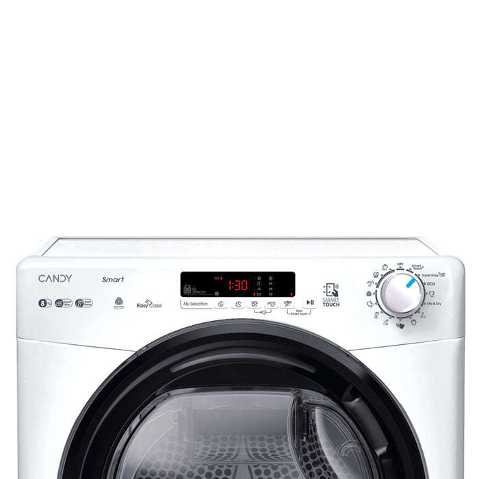 Dryer CANDY CSE H8N1DBE-S CONDENSING WITH HEAT PUMP, 8.0 kg